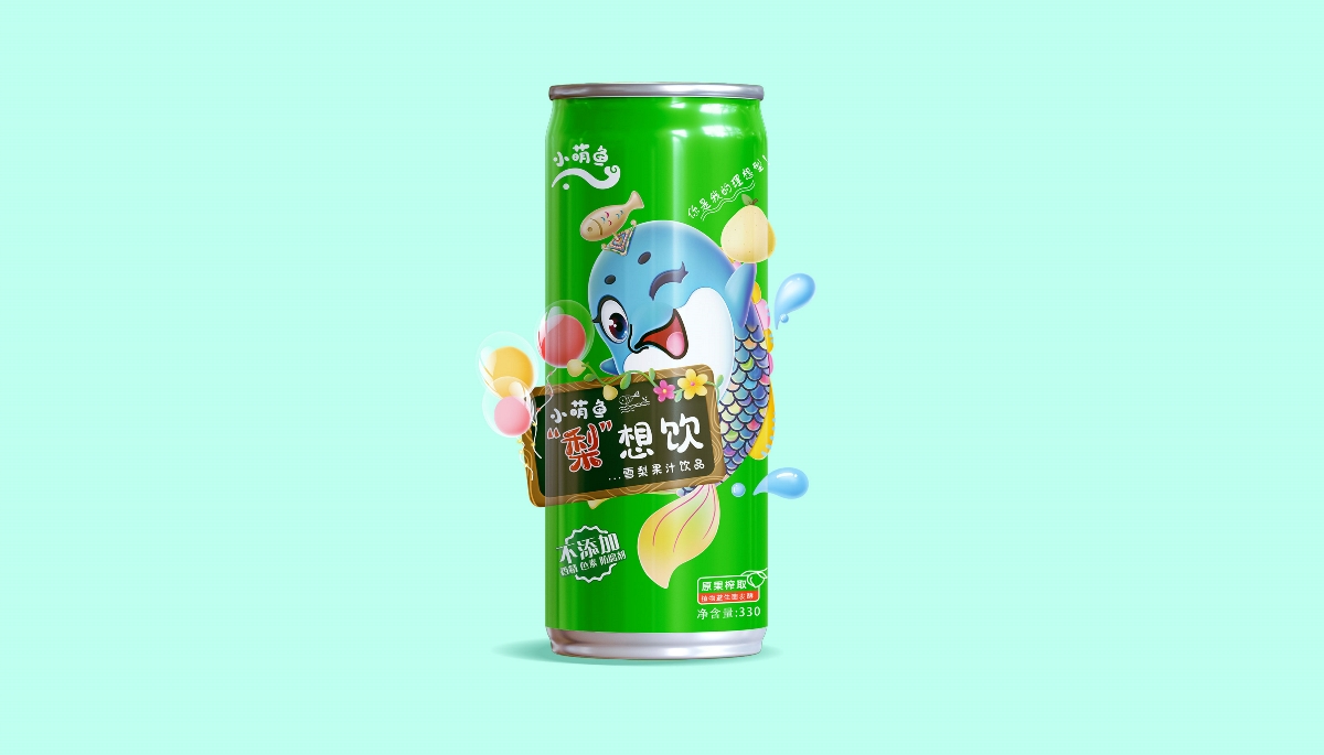 小萌鱼-果汁饮料