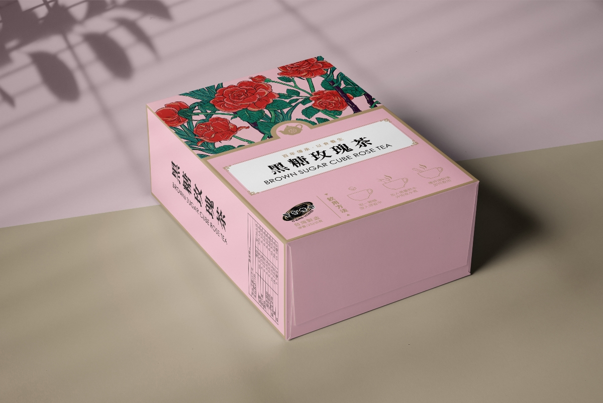 姜茶花茶系列包装