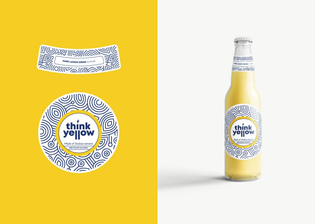 柠檬酒品牌包装设计