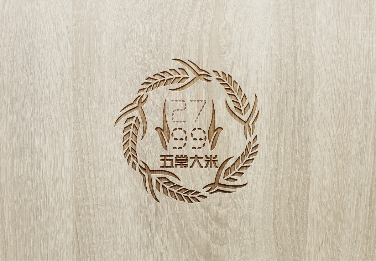 五常大米logo
