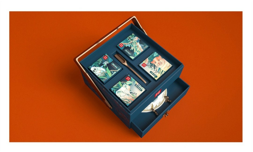 手绘茶叶包装盒