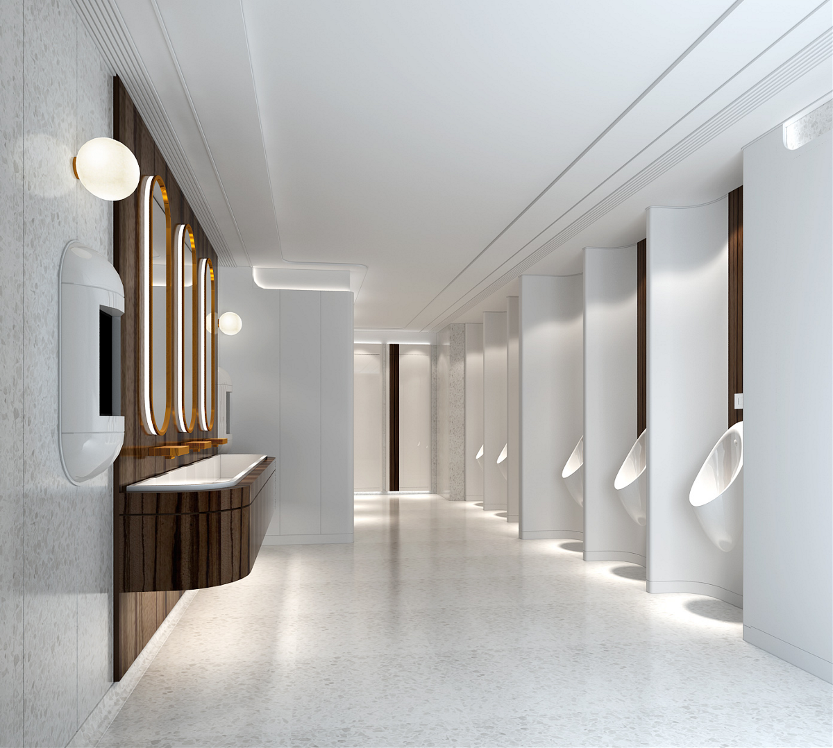 公共卫生间WC设计案例-梁方泠设计作品效果图-源创星