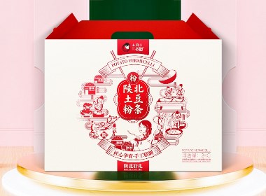 十月谷娘 - 陕北土豆粉条包装设计