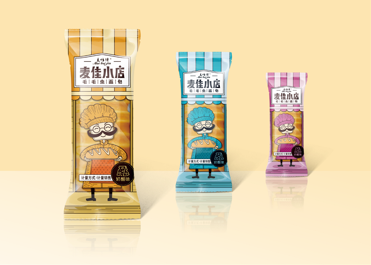 麥佳小店--毛毛蟲面包