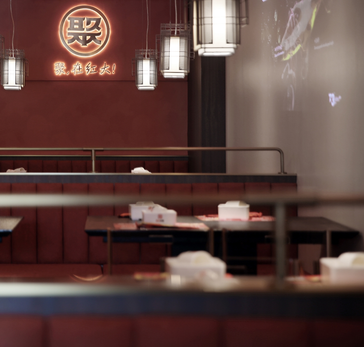 龙虾餐厅设计-南京红大龙虾程阁老店