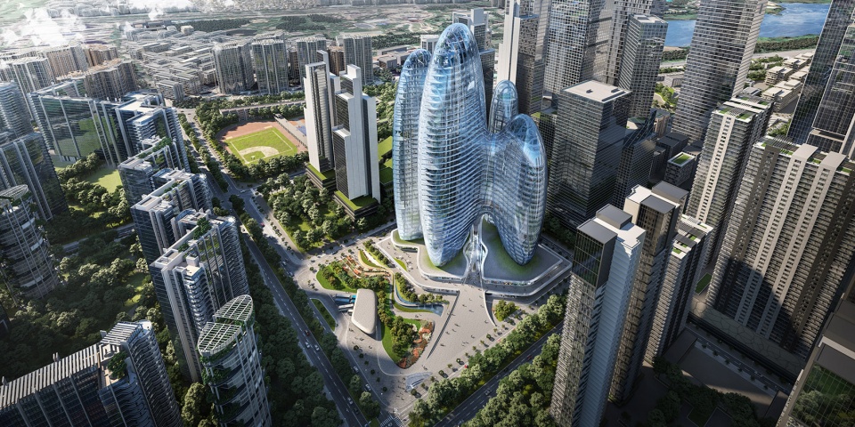 OPPO深圳总部商业空间设计：科幻的外表下，是惊艳的内涵！