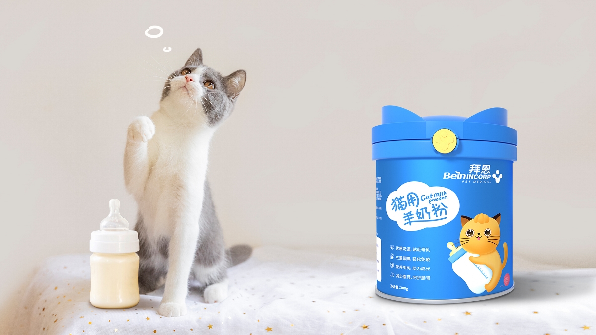 产品精准差异化，英国拜恩宠物奶粉包装换新升级！