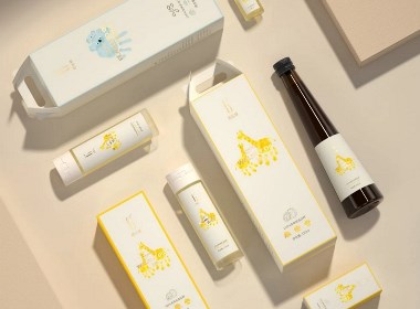 格尔顿 | 食用油包装设计 核桃油包装设计 卡通插画