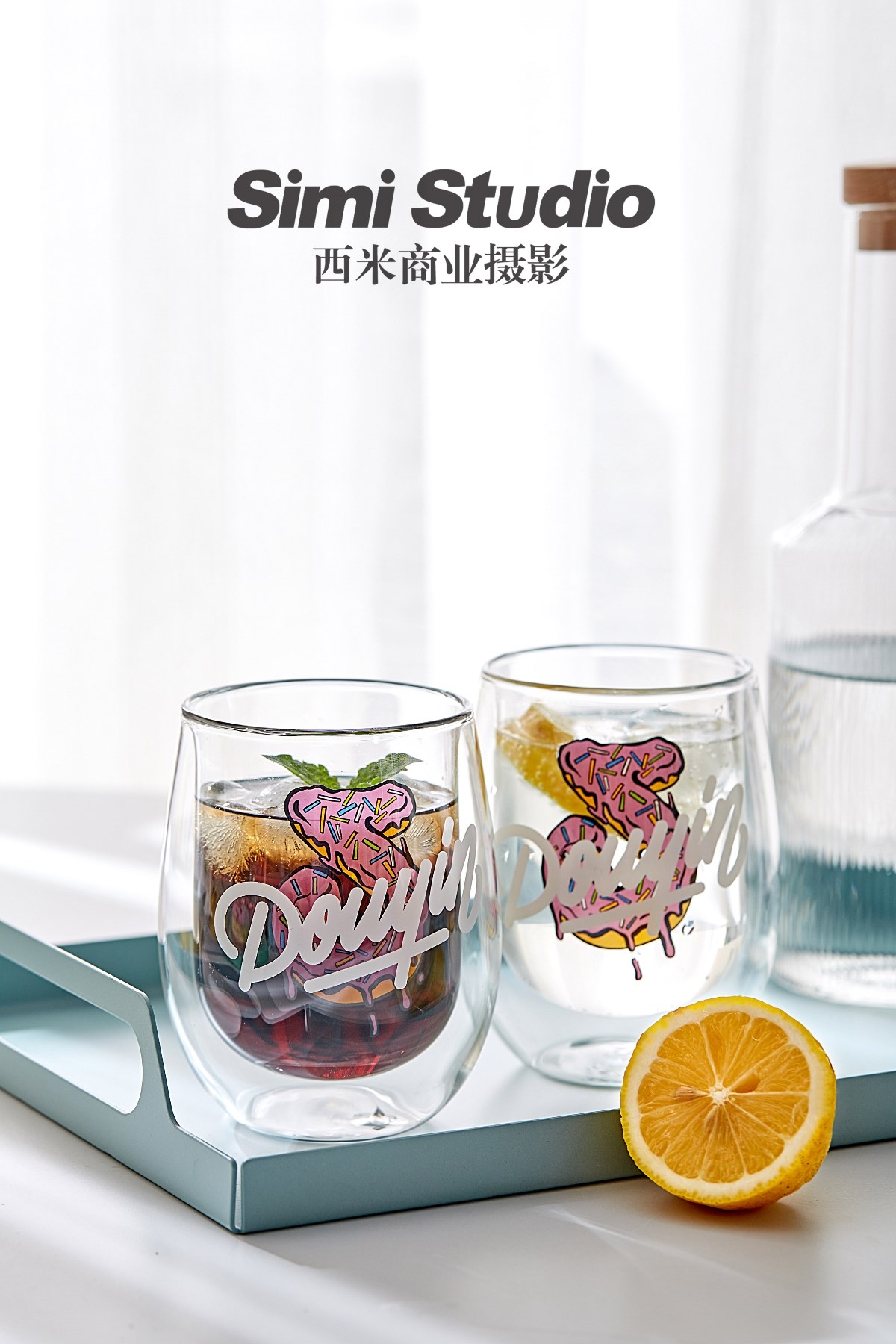 双层玻璃杯拍摄 产品摄影 电商摄影 淘宝摄影 北京西米商业摄影