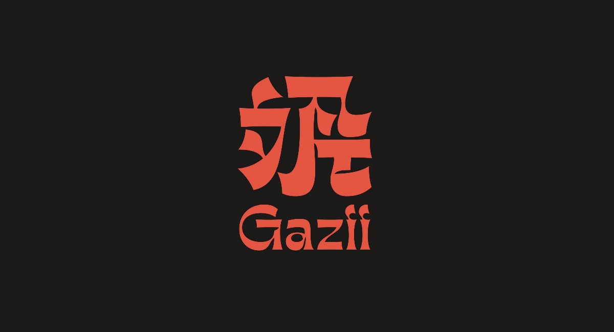 怪奇-Gazii｜双语字体设计