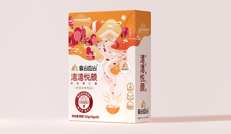 扬子江药业—赤豆薏仁羮代餐产品包装设计|厚启设计