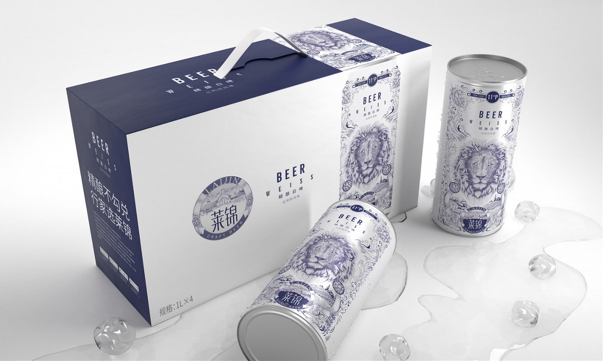 莱锦啤酒—徐桂亮品牌设计