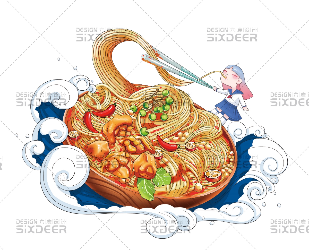 椒麻雞拌面