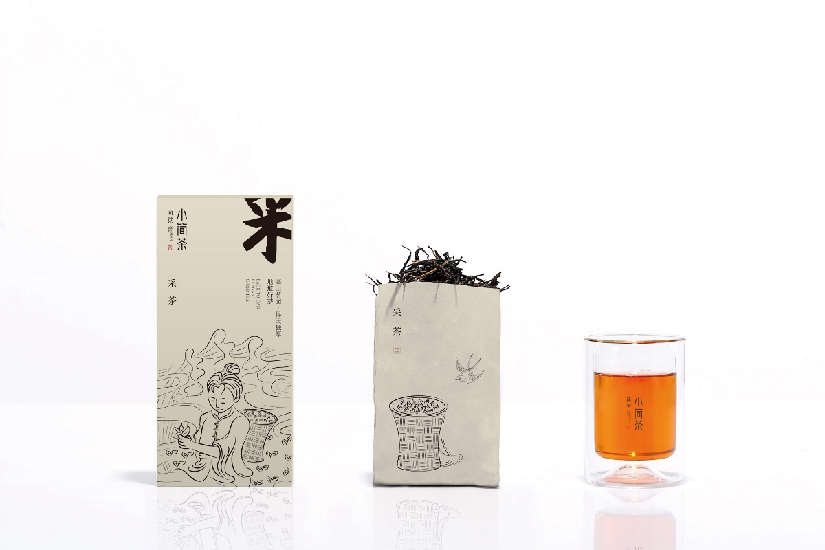 小簡茶品牌視覺