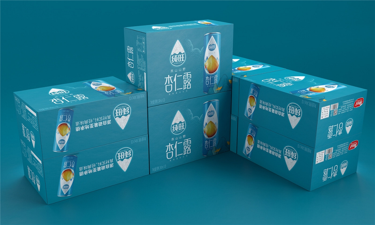 純旺杏仁露—徐桂亮品牌設(shè)計