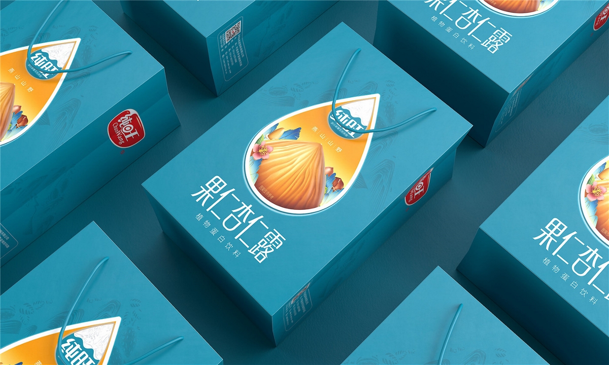 純旺杏仁露—徐桂亮品牌設計