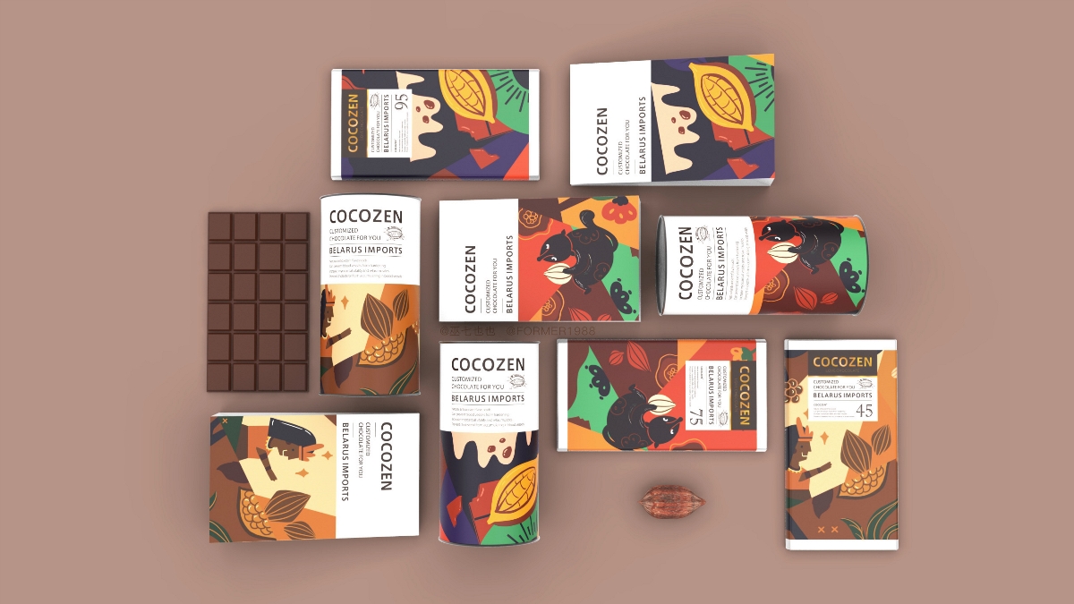 COCOZEN | 巧克力包装设计【原创】