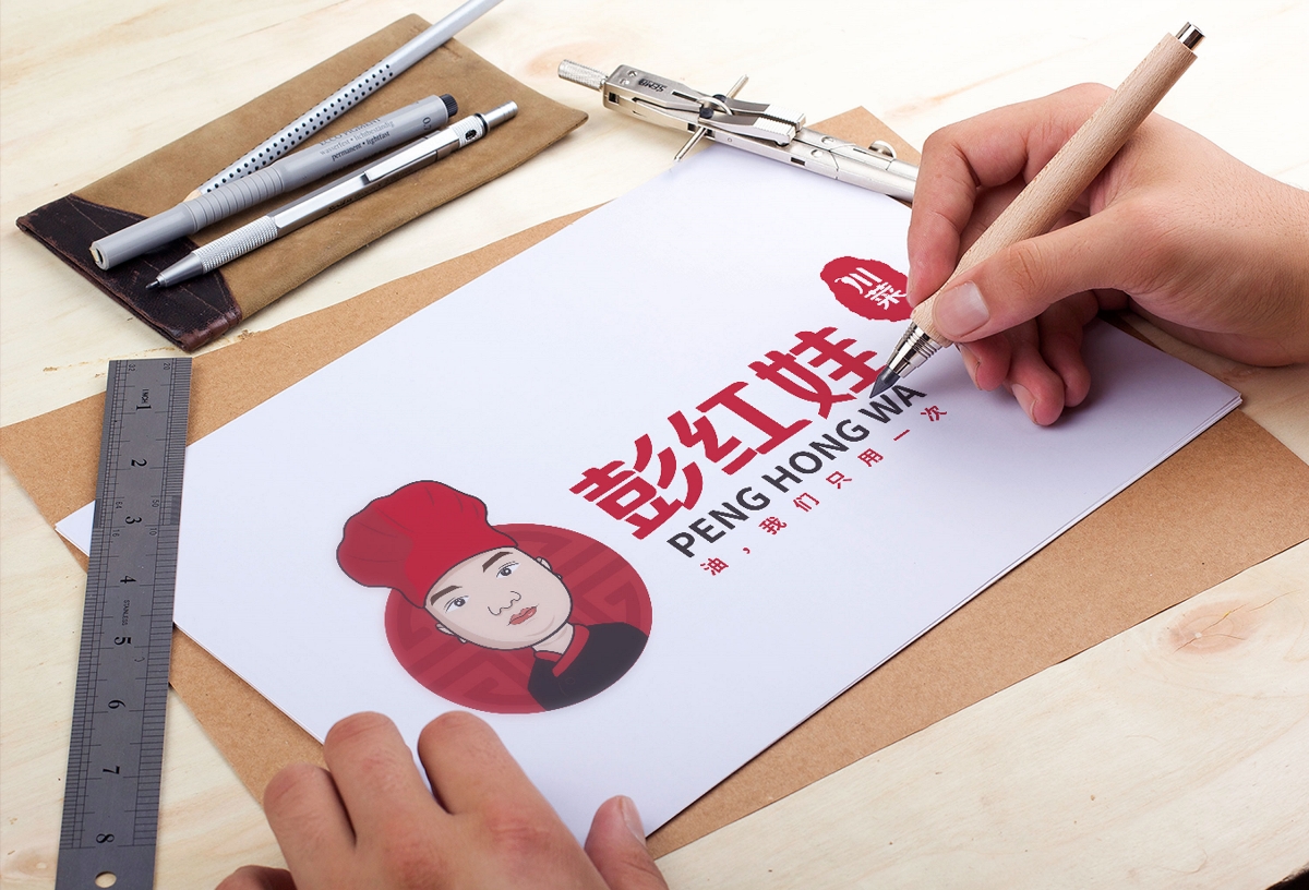 川菜品牌logo設計-朗維設計工作室