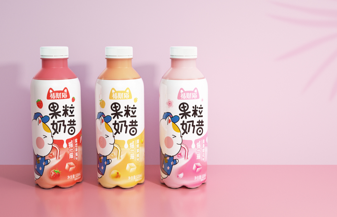 果粒奶昔