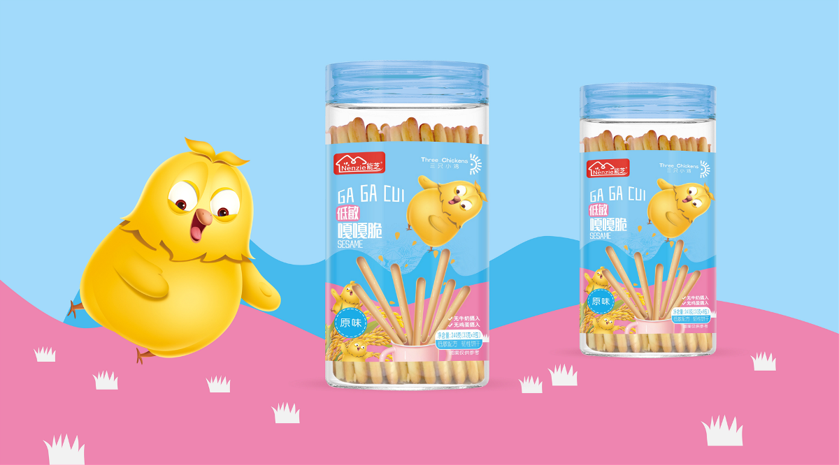 沃爱广告|儿童食品饼干包装设计山楂卷包装设计