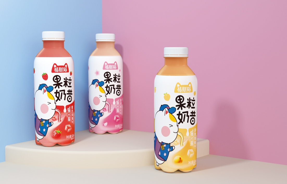果粒奶昔