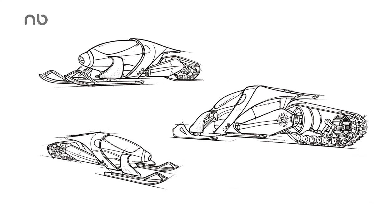 黑桃設計-未來雪地車概念設計
