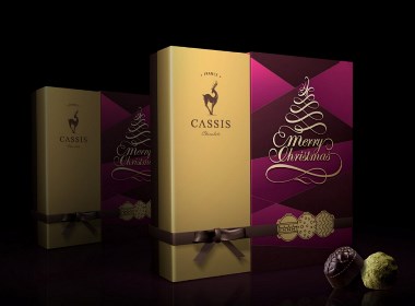 巧克力品牌圣诞节新年包装设计