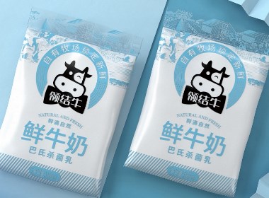 领结牛巴氏鲜牛奶—徐桂亮品牌设计