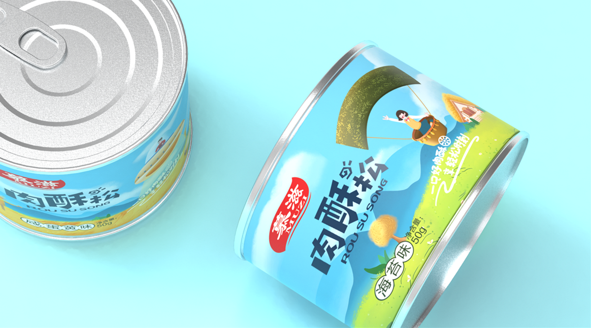 沃愛廣告|肉松包裝設計