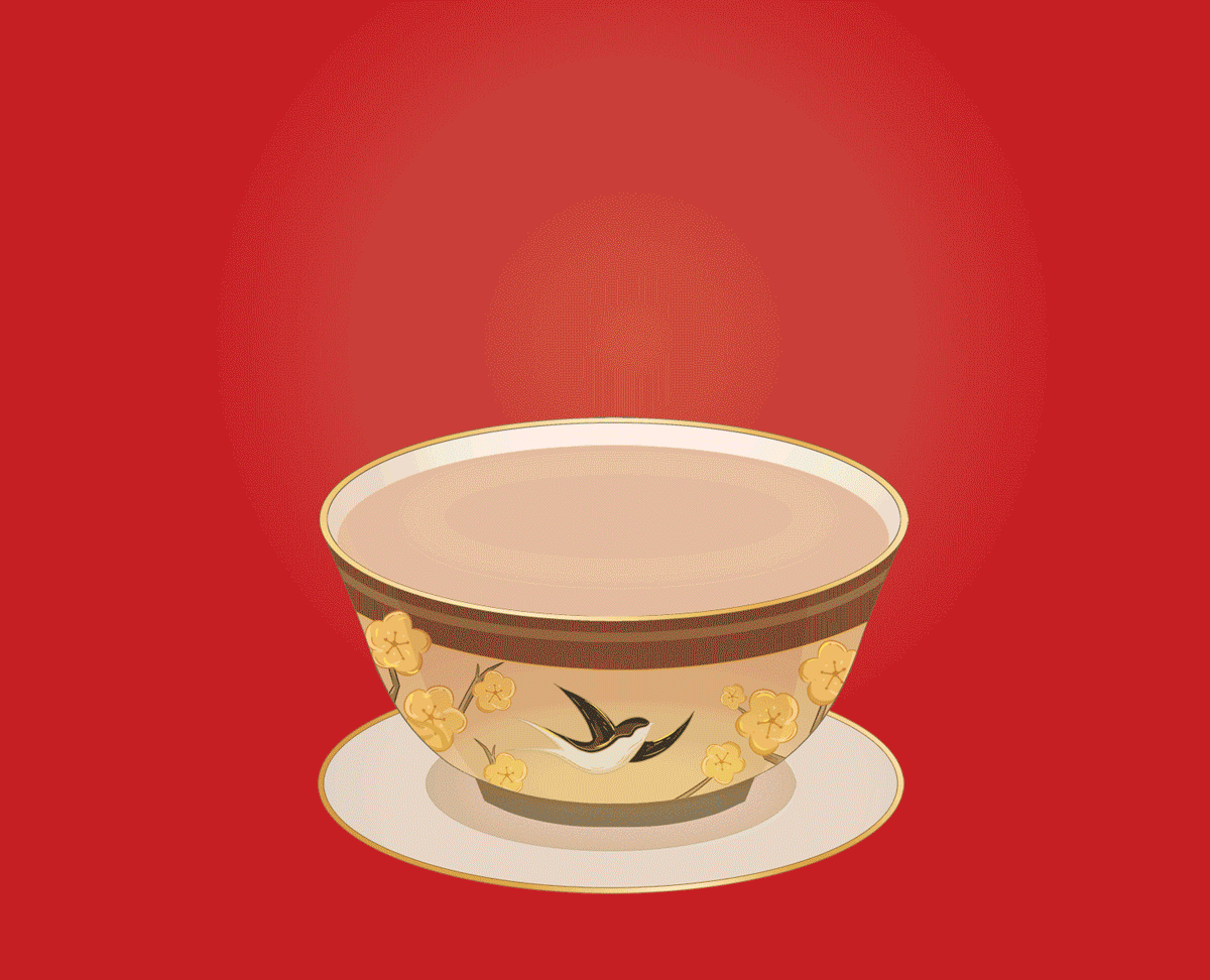 红豆薏仁米插画包装