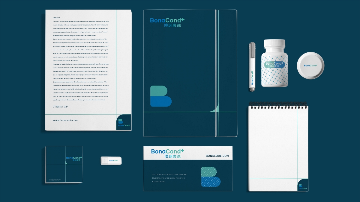 米粒品牌策划设计博纳康德医疗健康品牌形象
