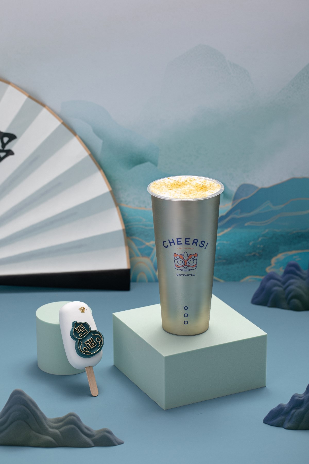 宫野国潮茶饮品牌视觉形象设计 
