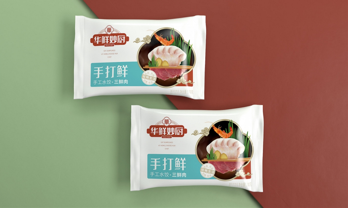 華鮮小廚餃子—徐桂亮品牌設計