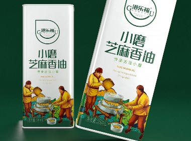 港乐福核桃油香油—徐桂亮品牌设计