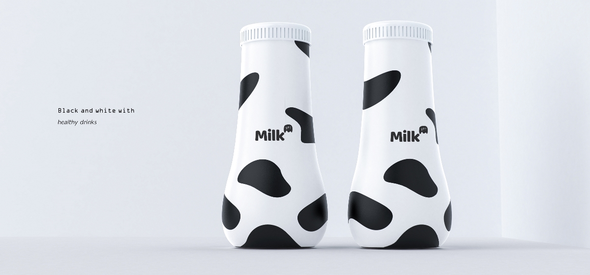 牛奶瓶产品造型设计