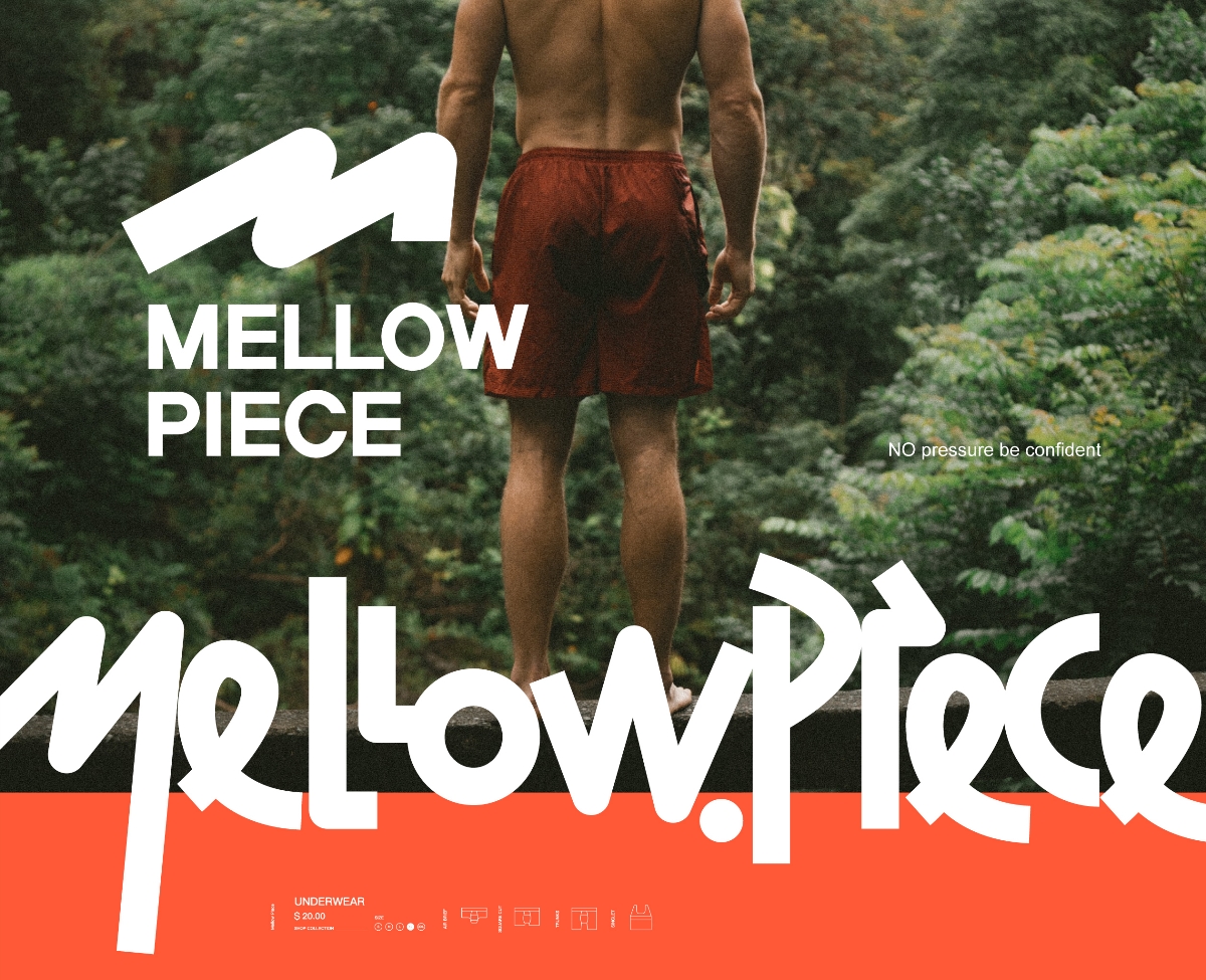 MELLOW PIECE 男士內(nèi)衣品牌設(shè)計(jì) logo設(shè)計(jì) 