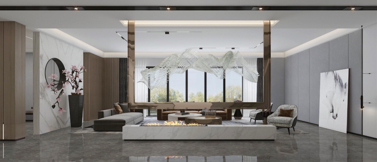 正誉智能·灯光设计丨南京·九间堂600平米独栋别墅,轻奢是品质生活