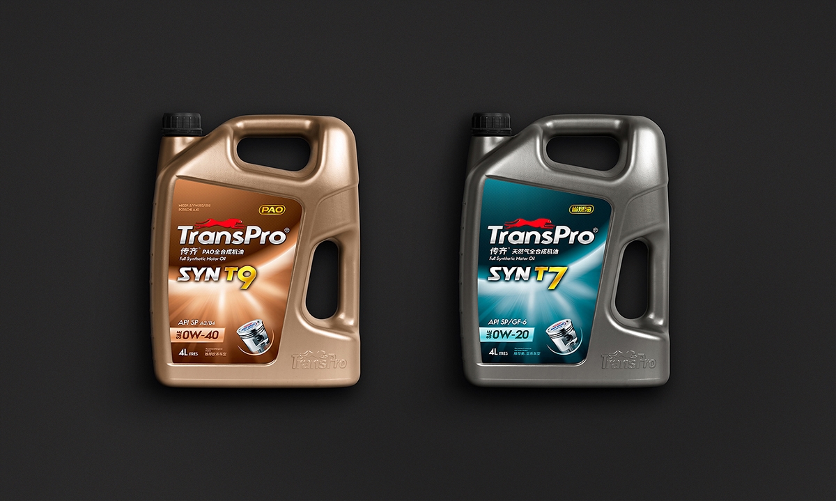 TransPro 传齐 润滑油包装升级