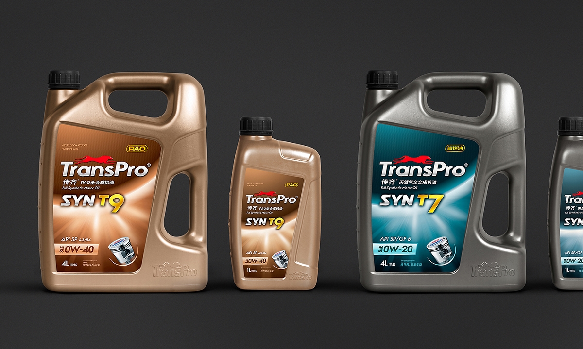 TransPro 传齐 润滑油包装升级