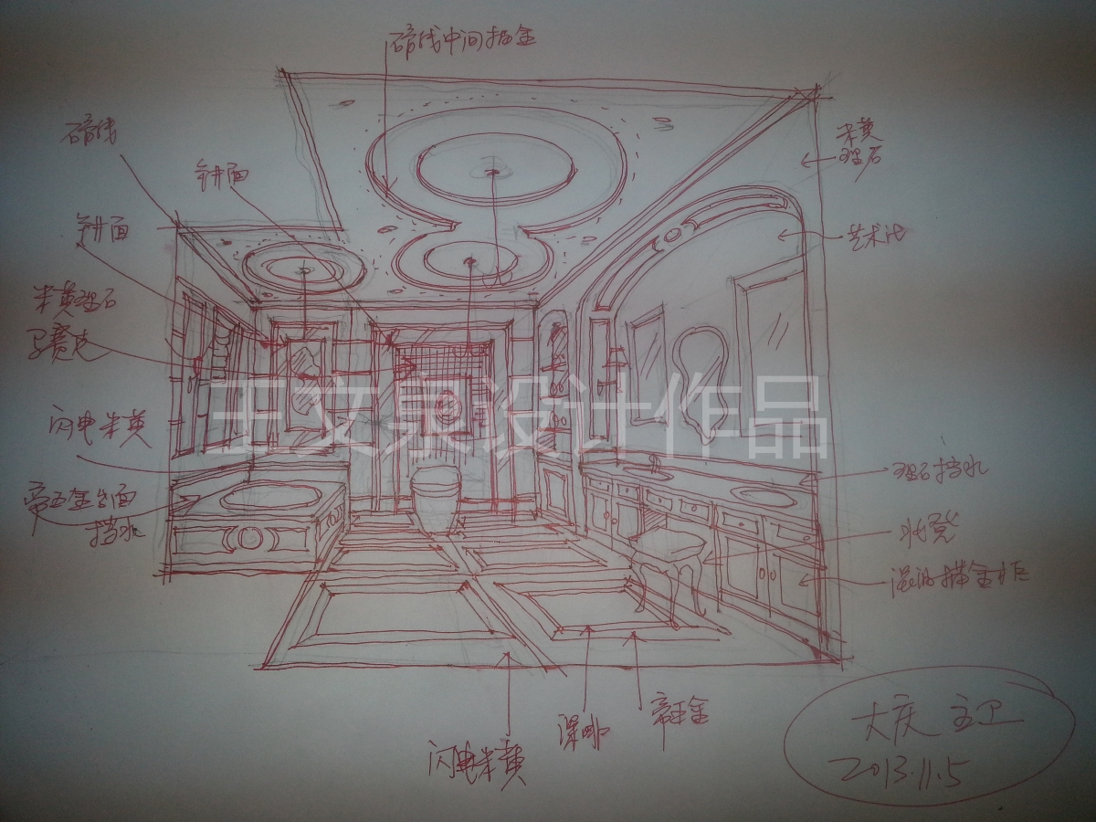 法式歐式別墅大宅設(shè)計(jì)師王文泉1130