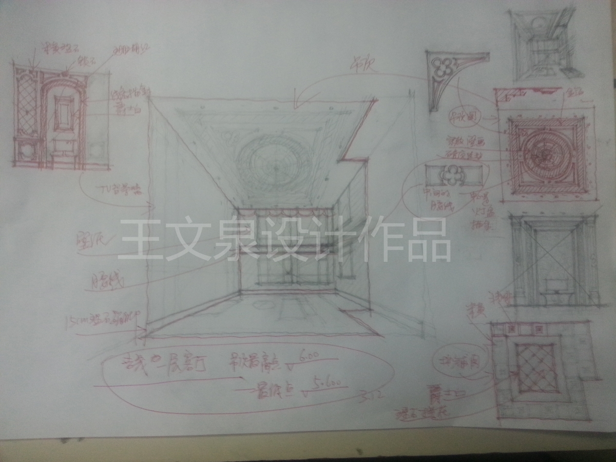 法式欧式别墅大宅设计师王文泉1135