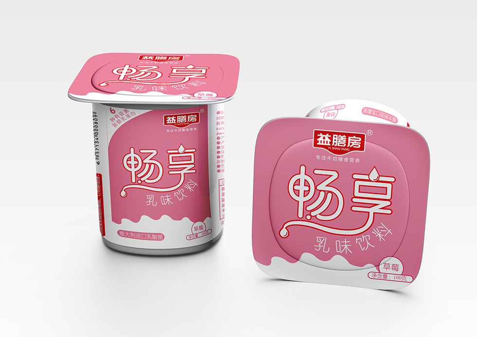 益膳房酸奶包装设计