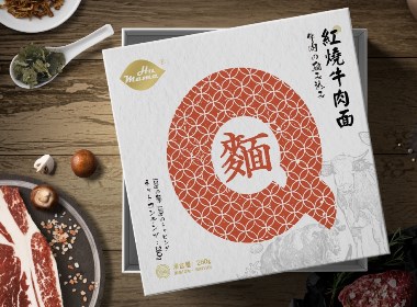 HUMAMA Q麺系列包装设计|摩尼视觉原创