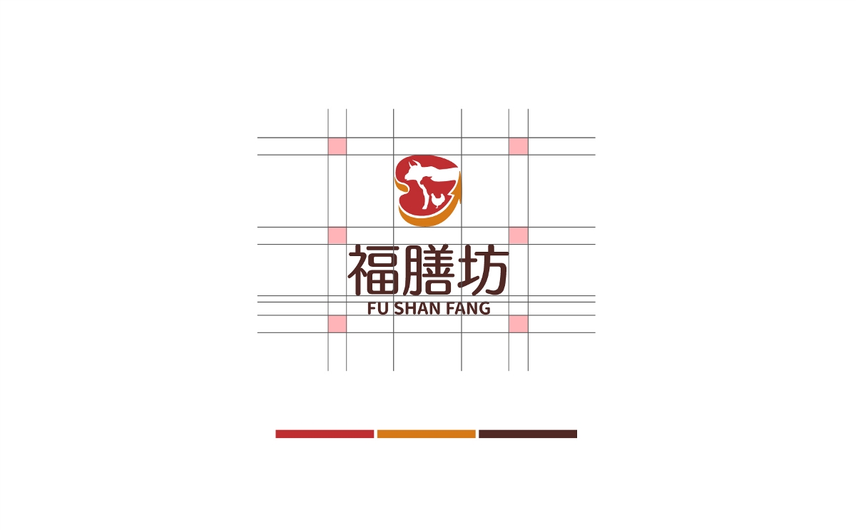 福膳坊冷鏈肉聯(lián)品牌logo設(shè)計(jì)