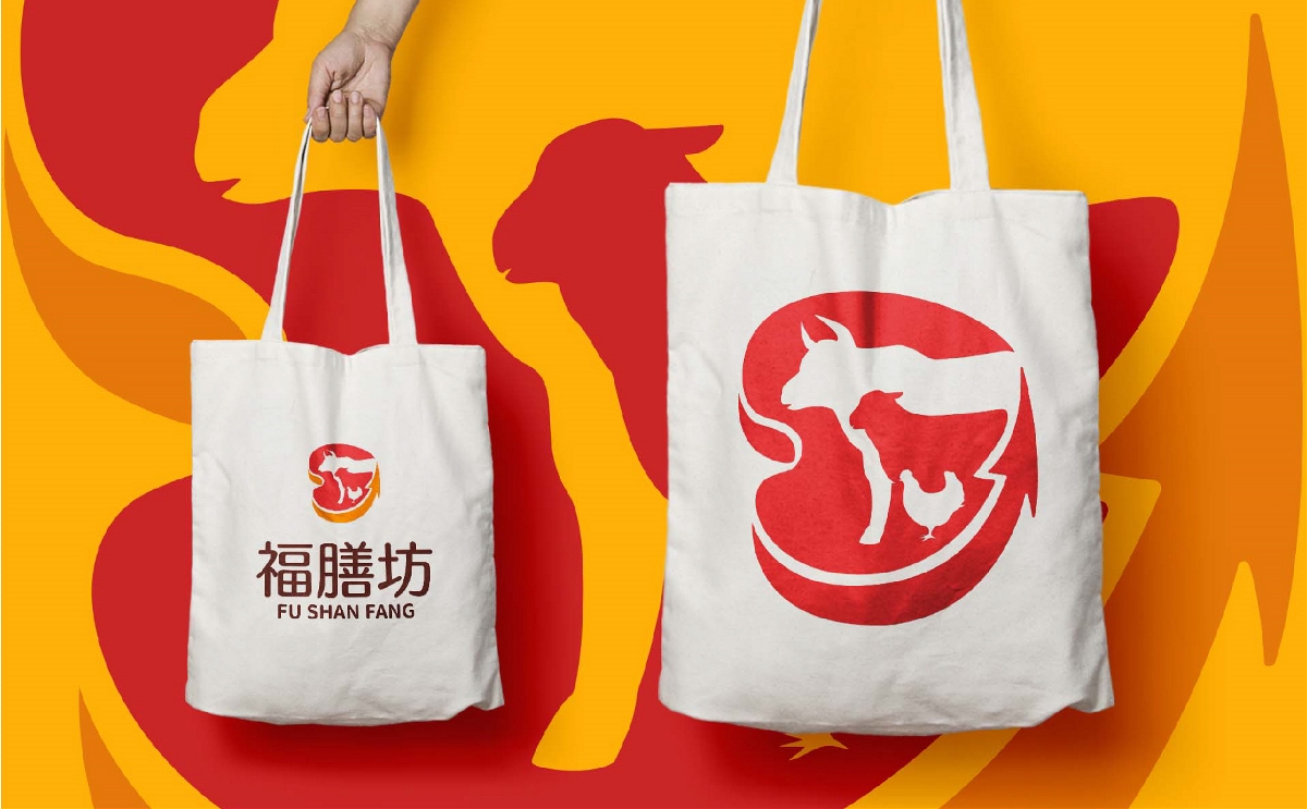 福膳坊冷鏈肉聯(lián)品牌logo設(shè)計(jì)