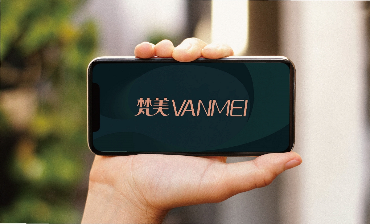 梵美vanmei美容院 logo设计