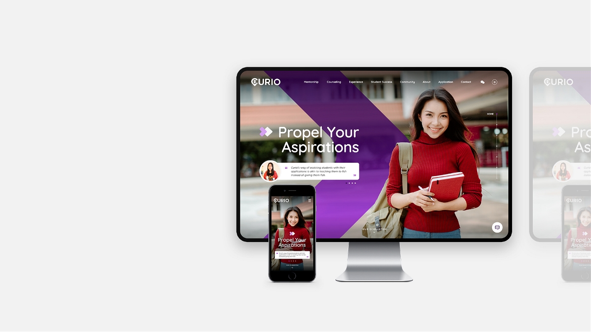 Flow Asia为加善国际教育网站提供网页设计和网站建设服务