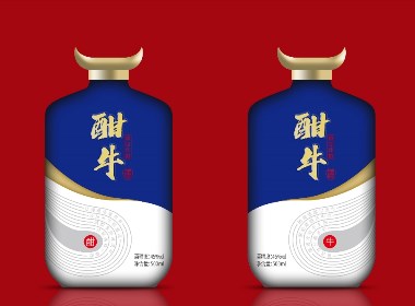 酣牛白酒包装设计