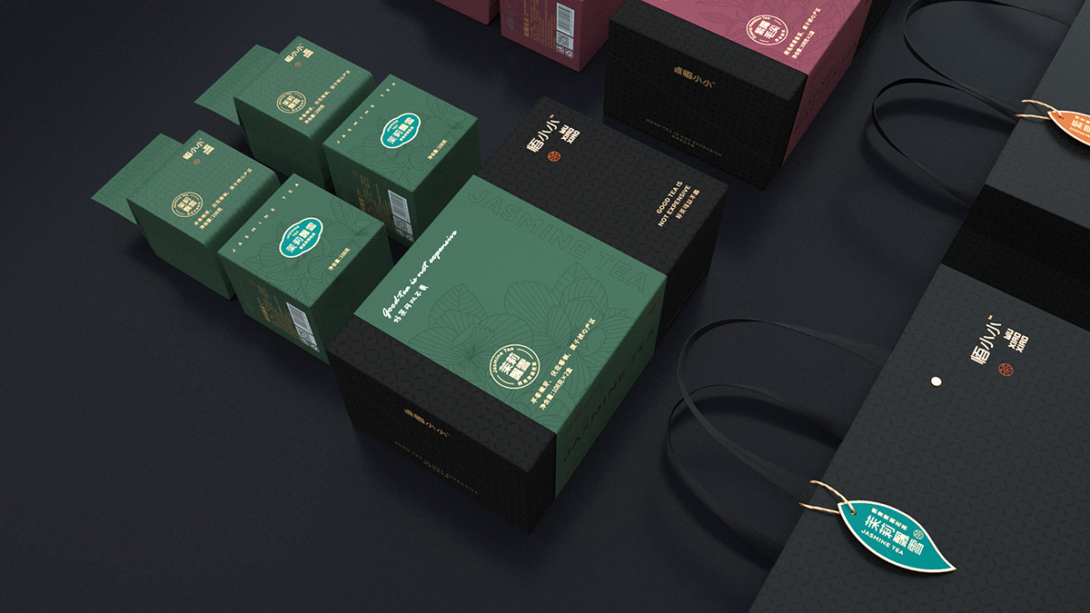 悟小小茶叶品牌杯装茶、便携装、礼盒包装设计-席设计