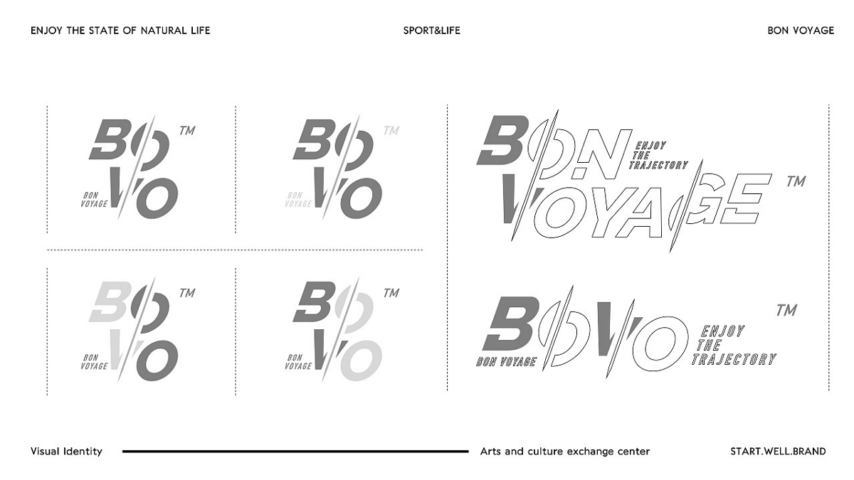 BON-VOYAGE運動俱樂部品牌設(shè)計第三階段